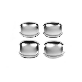 Cubiertas cromadas para manijas de puerta (4 uds, plastico) foto 2