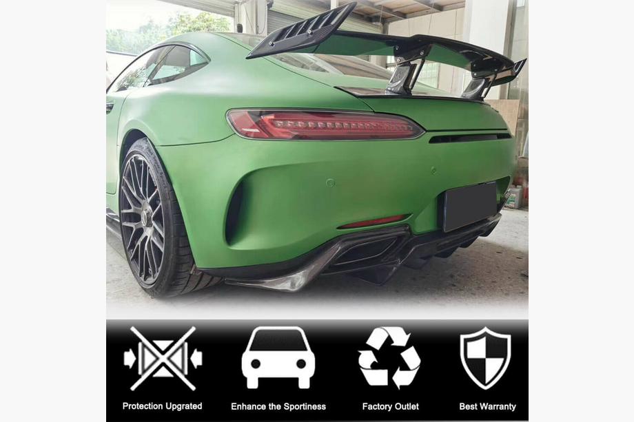 Mercedes AMG GT C190/R190 2014-2022 Alerón V1 (para C190 2014-2019, Carbono) Foto 2