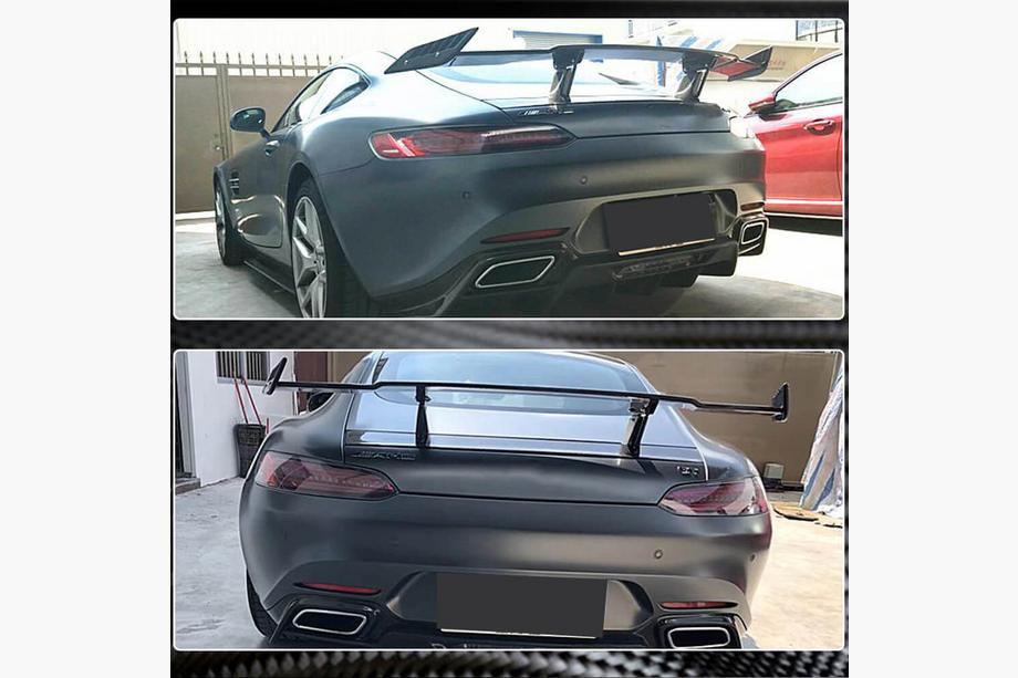 Mercedes AMG GT C190/R190 2014-2022 Alerón V1 (para C190 2014-2019, Carbono) Foto 3