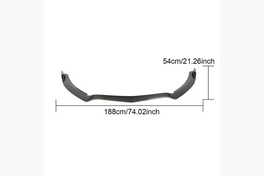 Mercedes AMG GT C190/R190 2014-2022 Labio Delantero Parachoques (para GT R 2016-2019, Carbono) Foto 6