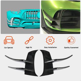 Extensiones de parachoques delantero V2 (para GT R 2016-2019, Carbono Seco) foto 2