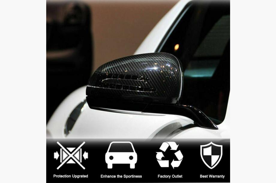 Mercedes SLK R172 2011-2016 Cubiertas de Espejos (Dry Carbon) Foto 2