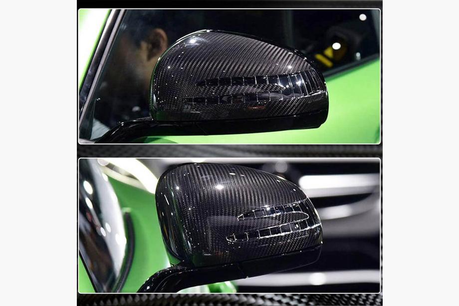 Mercedes SLK R172 2011-2016 Cubiertas de Espejos (Dry Carbon) Foto 3