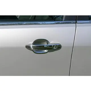 Cubiertas cromadas para manijas de puerta (4 uds, plastico) foto 1