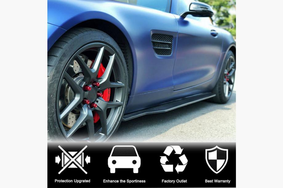 Mercedes AMG GT C190/R190 2014-2022 Faldones Laterales (2015-2017, Carbono) Foto 2