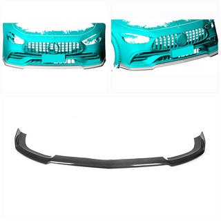 Labio delantero parachoques (para GT43/GT50/GT53 2018-2022, Carbono) foto 2