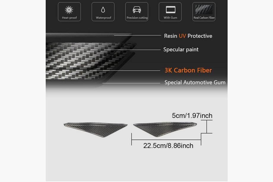 Mercedes SLS C197 2010-2014 Flaps Parachoques Delantero V1 Carbono Foto 6