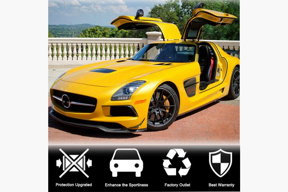 Mercedes SLS C197 2010-2014 Flaps Parachoques Delantero V2 (Carbono) Foto 3