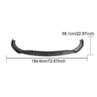 Mercedes CLA C118 2019- Labio delantero de parachoques (para CLA45 AMG SD, Carbono) foto 4