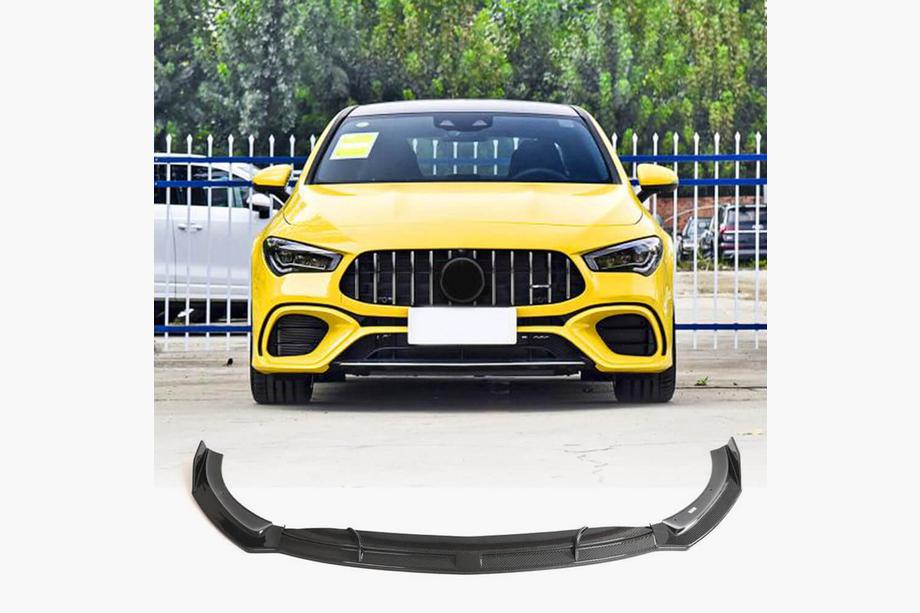 Mercedes CLA C118 2019- Labio delantero de parachoques (para CLA45 AMG SD, Carbono) Image