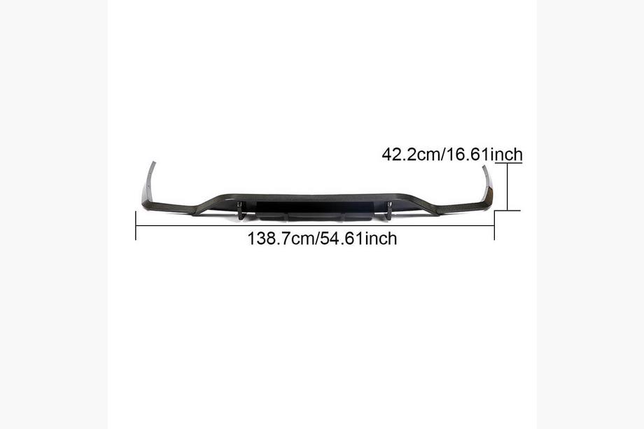 Mercedes CLS C257 2018- Difusor Trasero de Parachoques V1 para AMG-Line 2018-2020 Carbono Foto 6