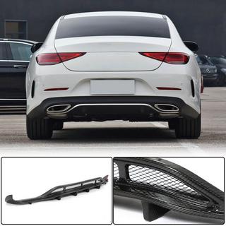 Difusor Trasero de Parachoques V2 para AMG-Line 2018-2020, Carbono foto 1