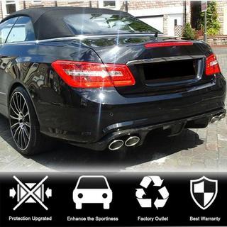 Difusor trasero para E63 AMG 2009-2013, Carbono foto 2