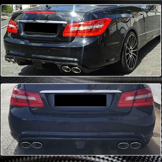 Difusor trasero para E63 AMG 2009-2013, Carbono foto 3