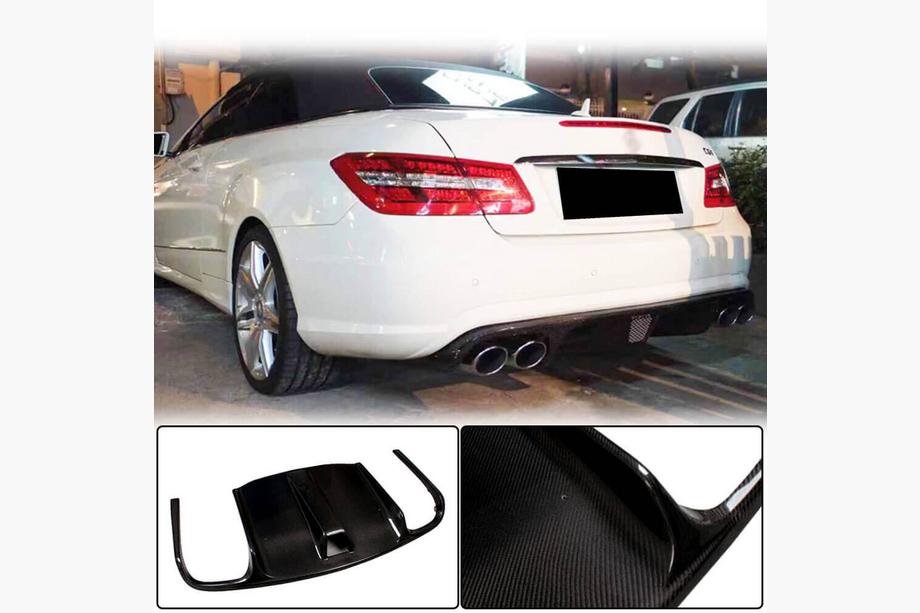 Mercedes E-class coupe C207 2010-2017 Difusor trasero para E63 AMG 2009-2013, Carbono Image