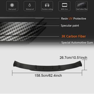 Difusor trasero de parachoques para GLC43 AMG 2020-2022, Carbono foto 4