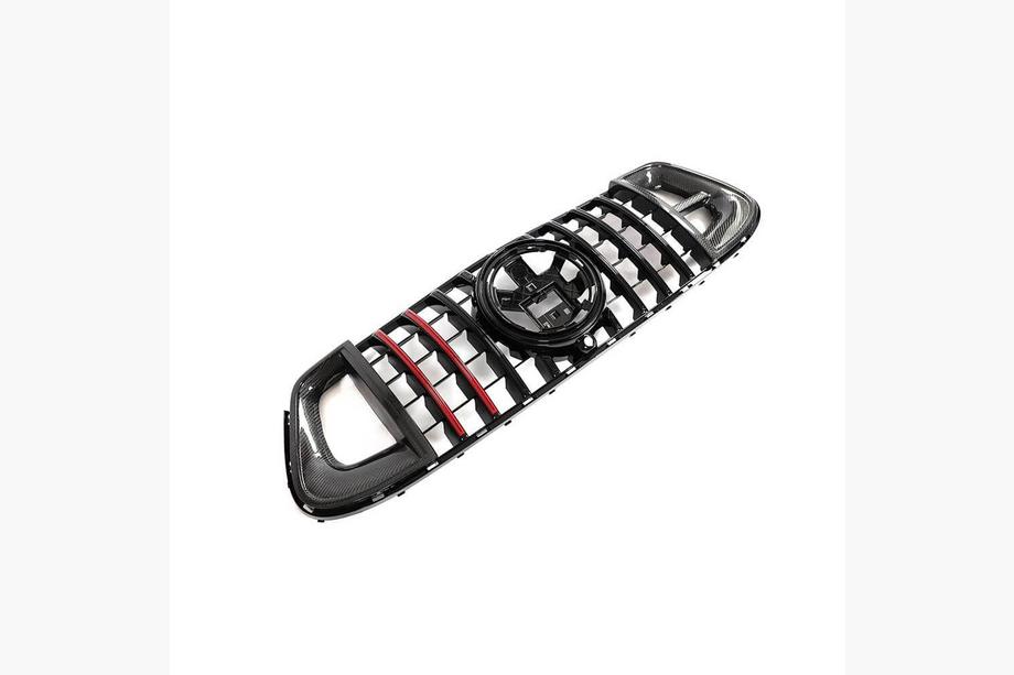 Mercedes GLE W167 2018- Parrilla delantera Rocket Carbon (para AMG-Line/GLE53/GLE63 2018-2023) Foto 7