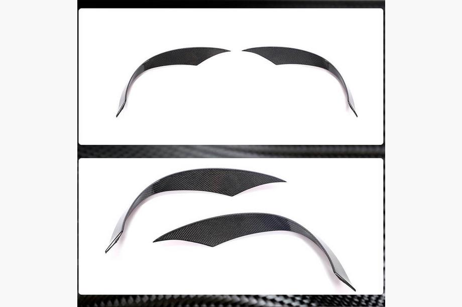 Mercedes SLK R172 2011-2016 Cubiertas de Parachoques Delantero de Carbono (para Base 2016-2020) Foto 3