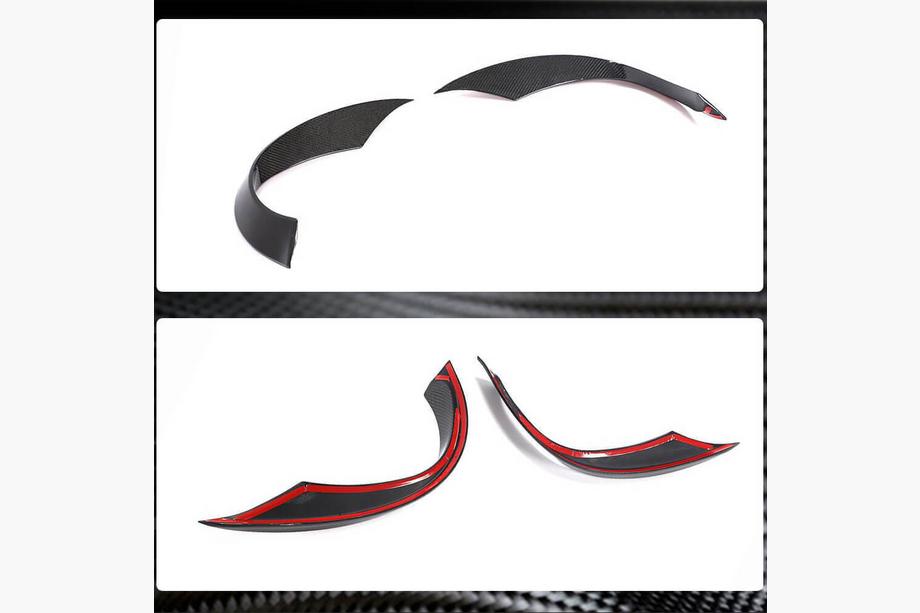 Mercedes SLK R172 2011-2016 Cubiertas de Parachoques Delantero de Carbono (para Base 2016-2020) Foto 4