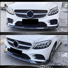 Mercedes C-class W206 2022- Labio de Parachoques Delantero (para AMG-Line, Carbono) foto 3
