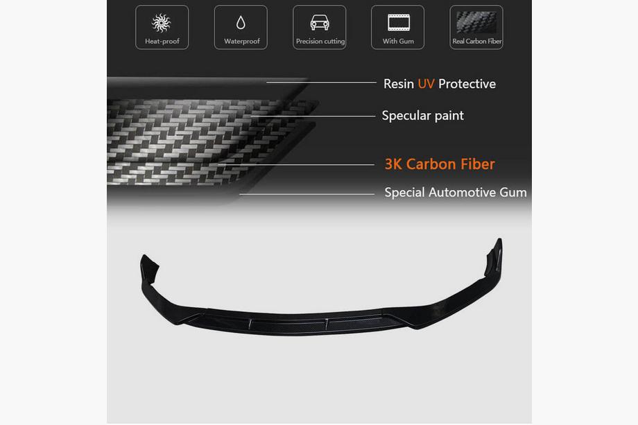 Mercedes C-class W206 2022- Labio de Parachoques Delantero (para AMG-Line, Carbono) Foto 5