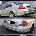 Mercedes E-class W211 2002-2009 Difusor trasero de parachoques para E55 AMG 2003-2006, Carbono foto 4