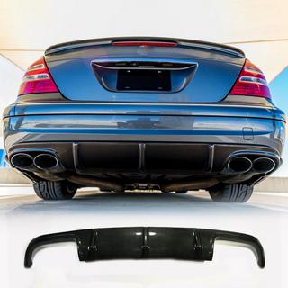 Difusor trasero de parachoques para E55 AMG 2003-2006, Carbono foto 2