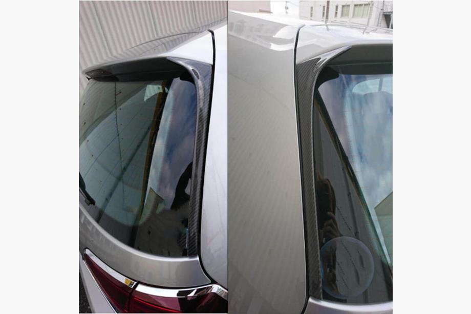 Volkswagen Golf 7/E-Golf 2012-2020 Cubiertas de pilar de ventana trasera de carbono (para Base) Foto 3