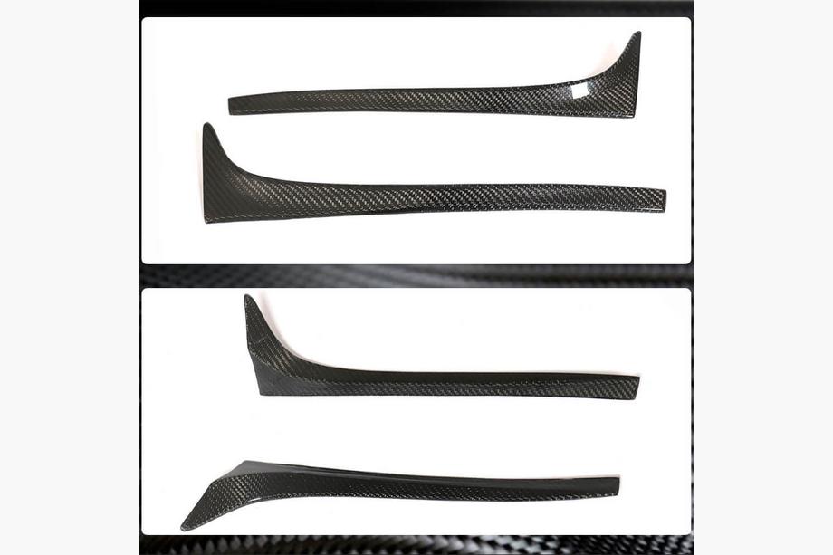 Volkswagen Golf 7/E-Golf 2012-2020 Cubiertas de pilar de ventana trasera de carbono (para Base) Foto 4