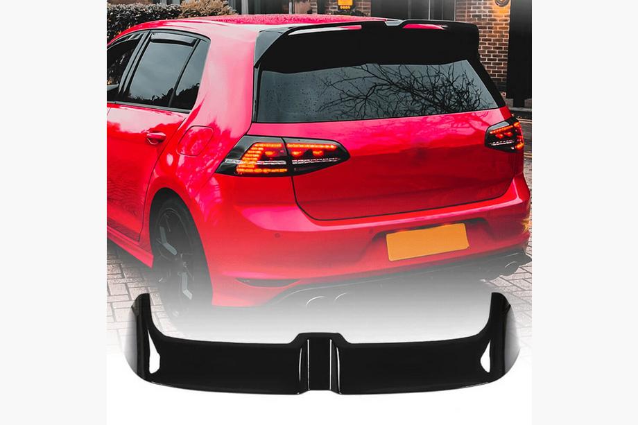 Volkswagen Golf 7/E-Golf 2012-2020 Alerón V6 (para GTI/R HB, Plástico) Image