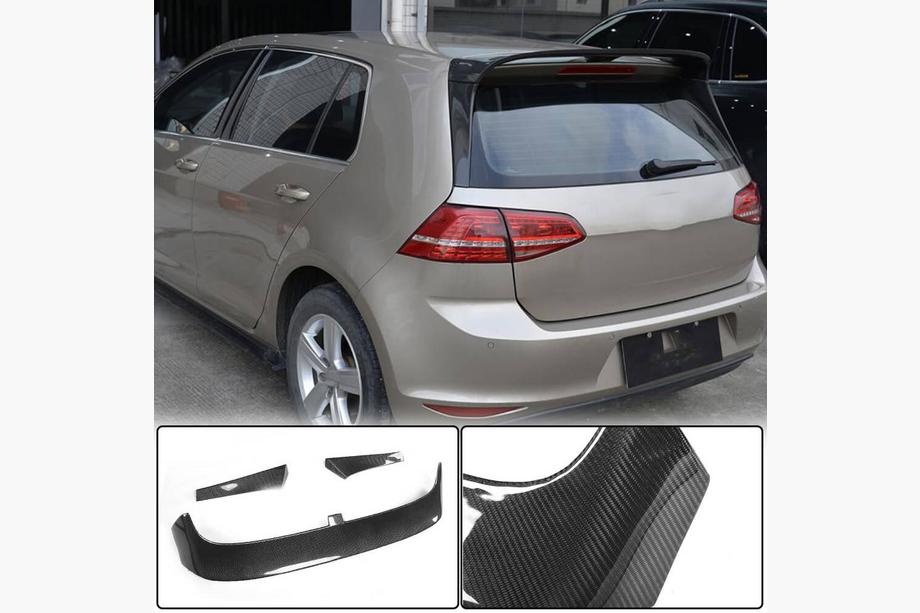 Volkswagen Golf 7/E-Golf 2012-2020 Spoiler V2 (para Base/R-Line HB, Carbono) Image