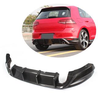 Difusor Trasero de Parachoques V1 (para Base/GTI HB 2012-2017, Carbono) foto 1