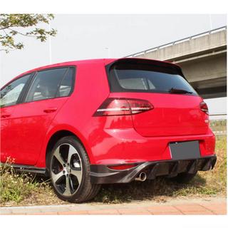 Difusor Trasero de Parachoques V1 (para Base/GTI HB 2012-2017, Carbono) foto 3