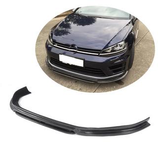 Labio delantero parachoques (para R/R-Line 2012-2017, Carbono) Volkswagen Golf 7/E-Golf 2012-2020 foto 1