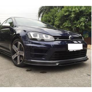 Labio delantero parachoques (para R/R-Line 2012-2017, Carbono) Volkswagen Golf 7/E-Golf 2012-2020 foto 2