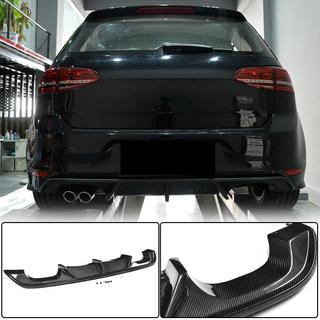 Difusor de Parachoques Trasero (para R/R-Line HB 2012-2017, Carbono) Volkswagen Golf 7/E-Golf 2012-2020 foto 1