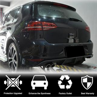 Difusor de Parachoques Trasero (para R/R-Line HB 2012-2017, Carbono) Volkswagen Golf 7/E-Golf 2012-2020 foto 2
