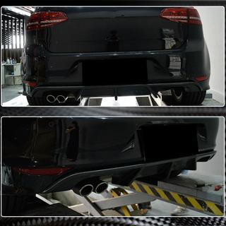 Difusor de Parachoques Trasero (para R/R-Line HB 2012-2017, Carbono) Volkswagen Golf 7/E-Golf 2012-2020 foto 3