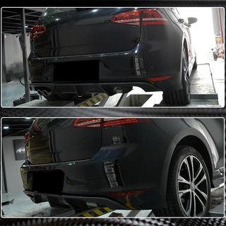 Difusor de Parachoques Trasero (para R/R-Line HB 2012-2017, Carbono) Volkswagen Golf 7/E-Golf 2012-2020 foto 4