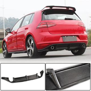 Difusor Trasero de Parachoques V3 (para Base/GTI HB 2012-2017, Carbono) Volkswagen Golf 7/E-Golf 2012-2020 foto 1