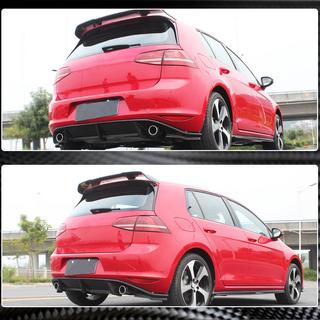 Difusor Trasero de Parachoques V3 (para Base/GTI HB 2012-2017, Carbono) Volkswagen Golf 7/E-Golf 2012-2020 foto 3