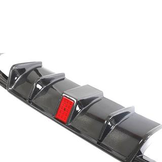Difusor de parachoques trasero (para R-Line HB 2017-2020, Carbono) Volkswagen Golf 7/E-Golf 2012-2020 foto 4