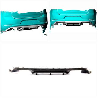 Difusor de parachoques trasero (para Base/GTI HB 2017-2020, Carbono) Volkswagen Golf 7/E-Golf 2012-2020 foto 2