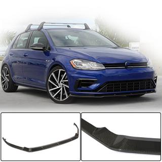 Labio Delantero Paragolpes V1 para R/R-Line 2017-2020 Carbono Volkswagen Golf 7/E-Golf 2012-2020 foto 1