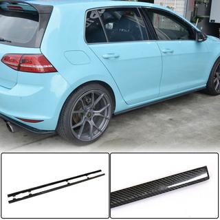 Faldones Laterales (para R/R-Line 2017-2020, Carbono) Volkswagen Golf 7/E-Golf 2012-2020 foto 1
