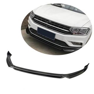 Labio delantero de parachoques (para Base 2017-2020, Carbono) Volkswagen Golf 7/E-Golf 2012-2020 foto 1