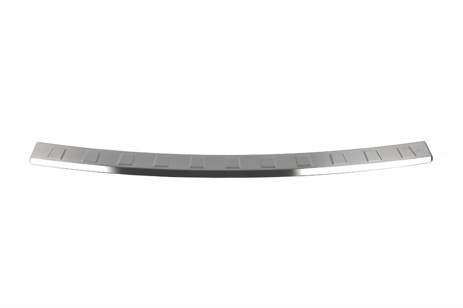 Mercedes C-class W204 2007-2015 Protector de parachoques trasero (SW, mate, acero inoxidable) Foto 2