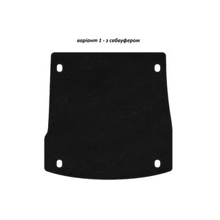 Alfombrilla de maletero textil Premium V-1 (con subwoofer, Negro)