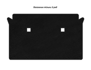 BMW X7 G07 2019- Alfombrilla de maletero textil Premium (solo 3ª fila, Negro) foto 1