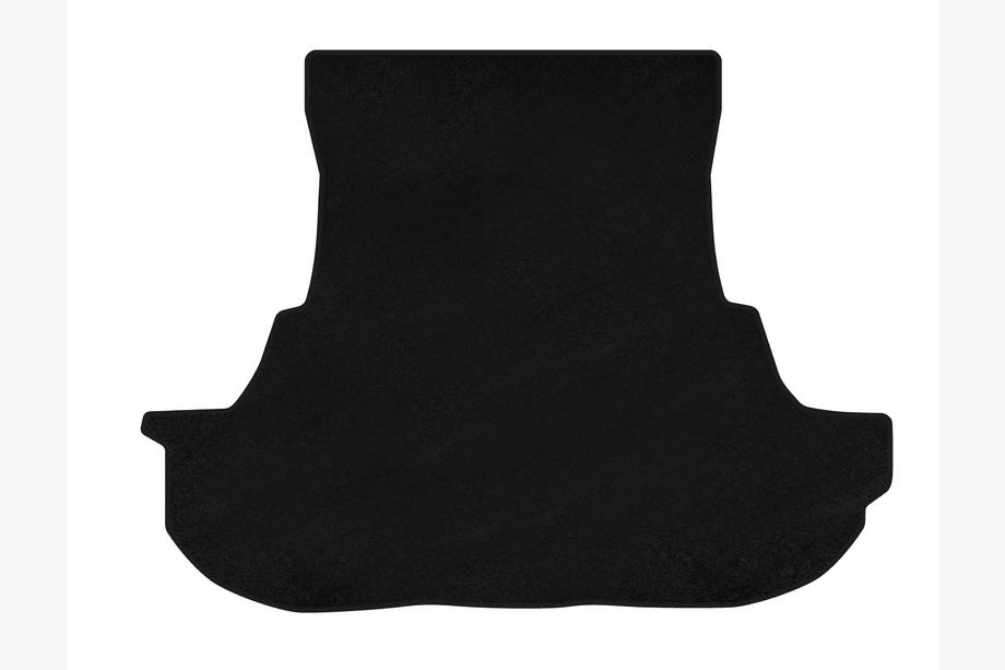 Dodge Challenger 2008-2023 Alfombrilla de maletero textil Premium (Coupé, Negro) Foto 1